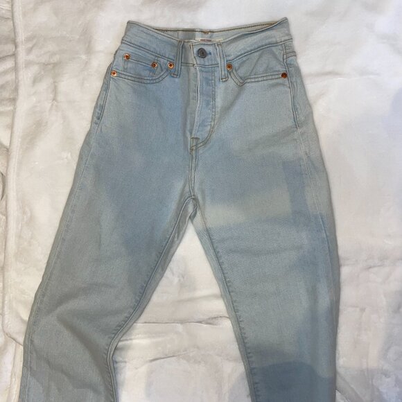 Levi's Jeans Wedgie Straight Fit Size 25 - Picture 3 of 12